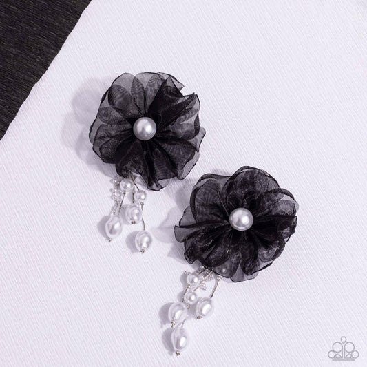 Paparazzi  Dripping In Decadence - Black  Post Earrings