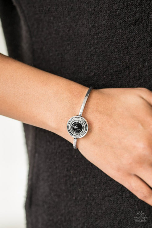 Paparazzi Sahara Sunshine - Black Bracelet