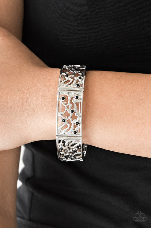 Paparazzi Yours and VINE - Black Bracelet