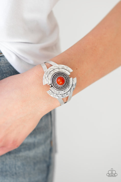 Paparazzi Incredibly Indie - Orange Bracelet
