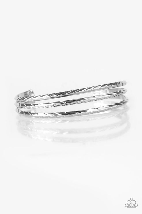 Paparazzi Eastern Empire - Silver Bracelet