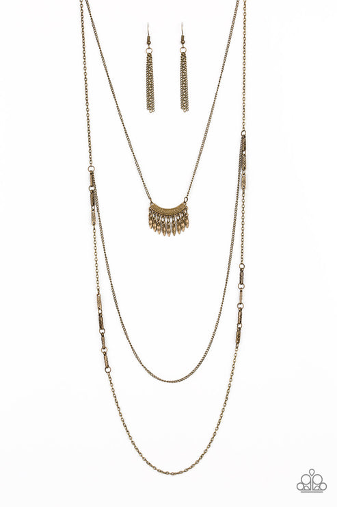 Paparazzi Homestead Harvest - Brass Necklace