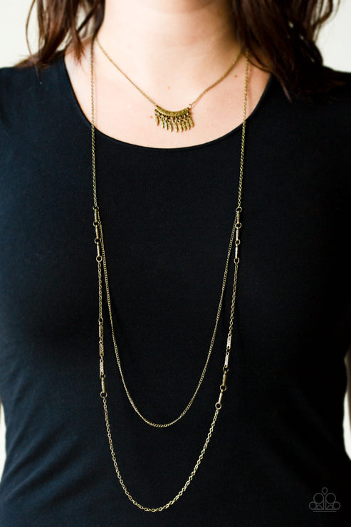 Paparazzi Homestead Harvest - Brass Necklace
