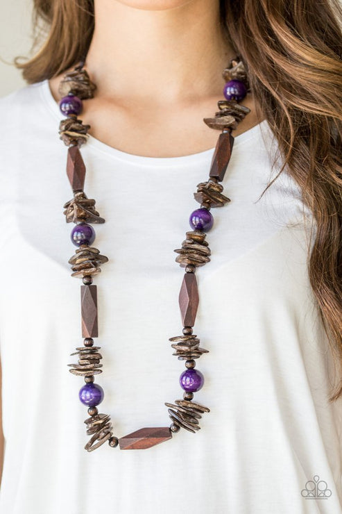Paparazzi Cozumel Coast - Purple Necklace