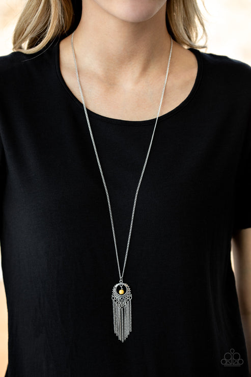 Paparazzi Western Weather - Yellow Necklace