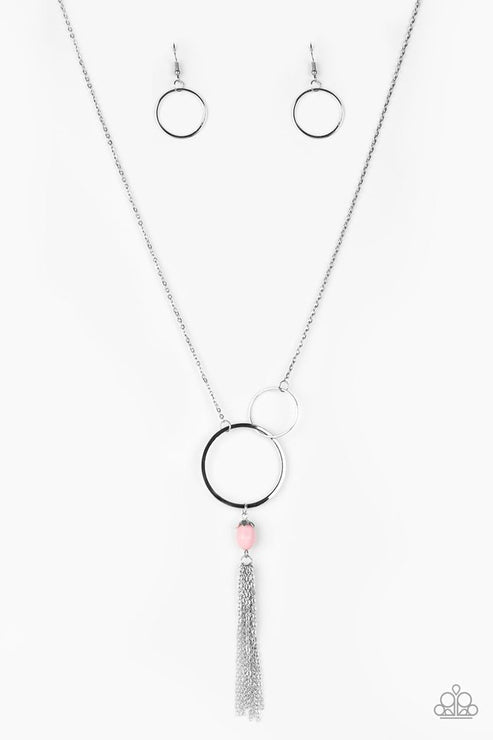 Paparazzi  Offshore Odyssey - Pink  Necklace