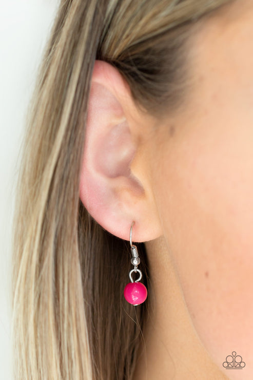 Paparazzi Inde-PENDANT Idol - Pink Necklace