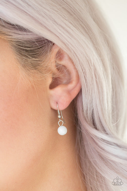 Paparazzi Color Boost - White Necklace