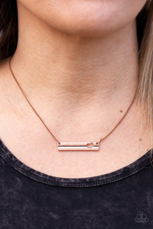 Paparazzi Sending All My Love - Copper Necklace
