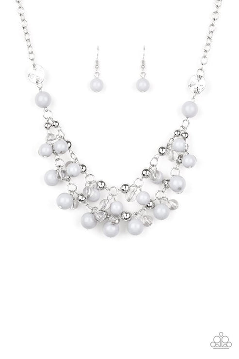 Paparazzi  Seaside Soiree - Silver  Necklace