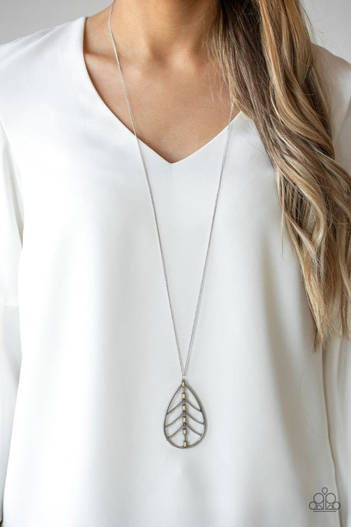Paparazzi Forest Flair - Brown Necklace
