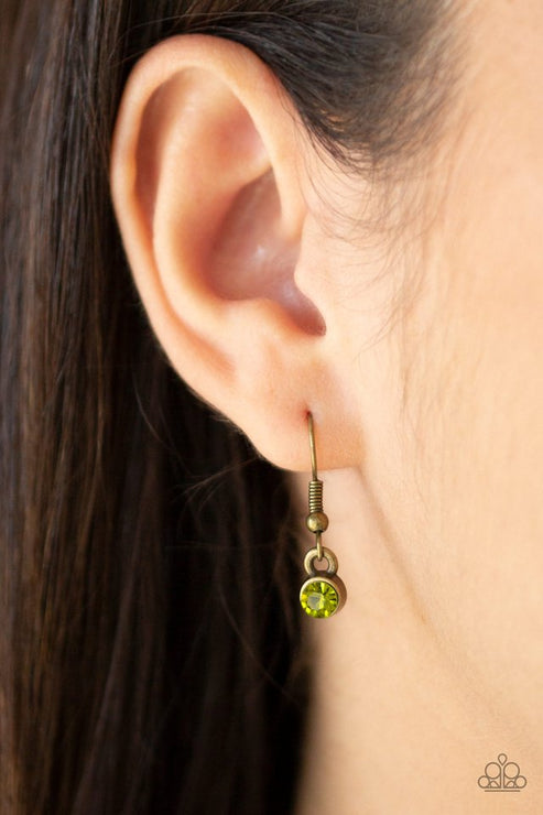Paparazzi Metro Storm - Green Necklace
