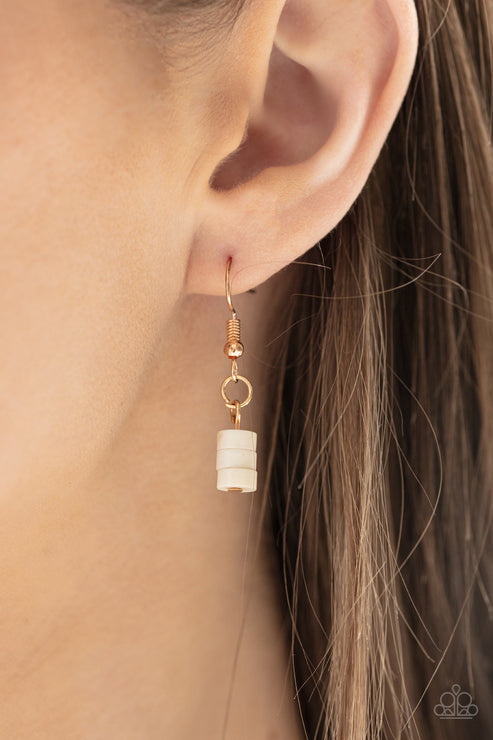 Paparazzi Beach Beam - Gold Necklace