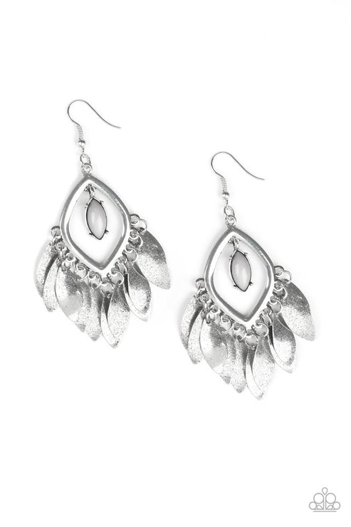 Paparazzi  Sunset Soul - Silver  Earrings