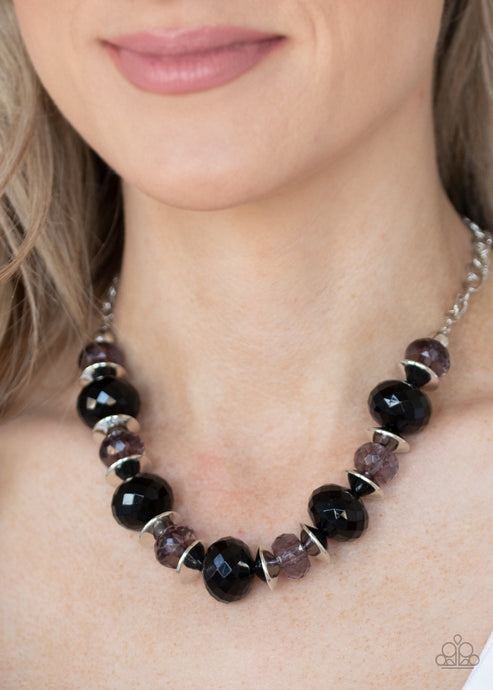 Paparazzi Hollywood Gossip - Black Necklace