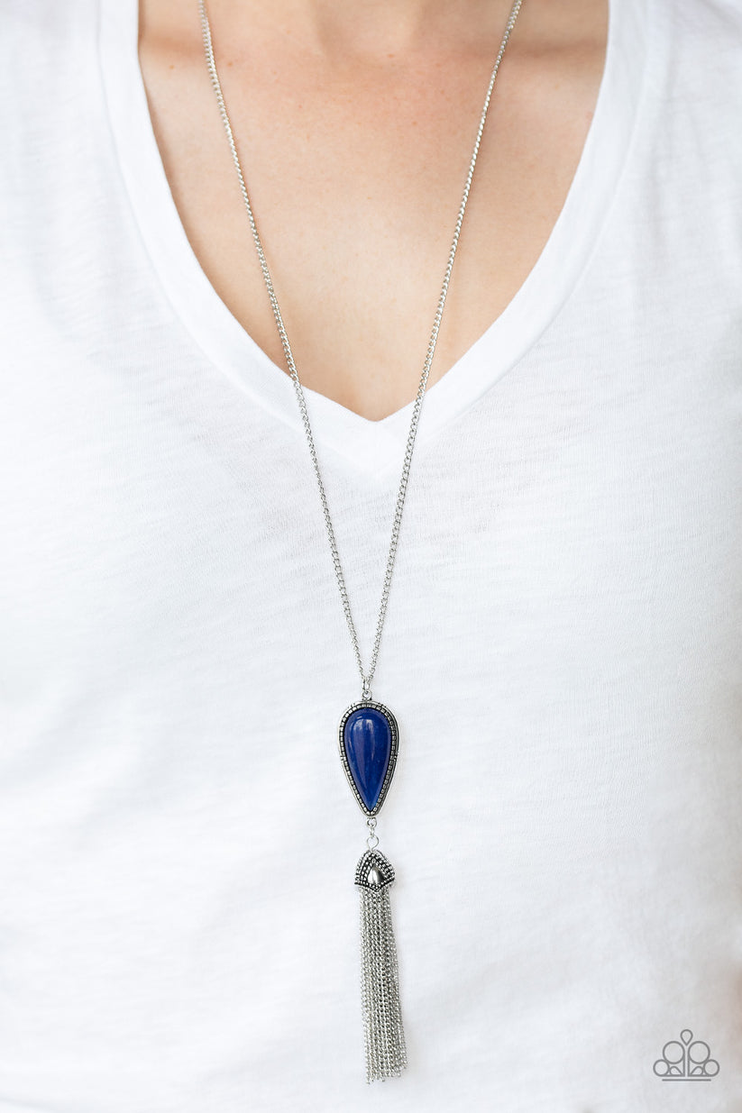 Paparazzi Zen Generation - Blue Necklace