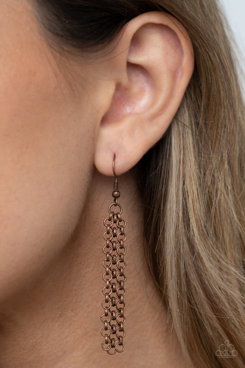 Paparazzi Record-Breaking Radiance - Copper Necklace