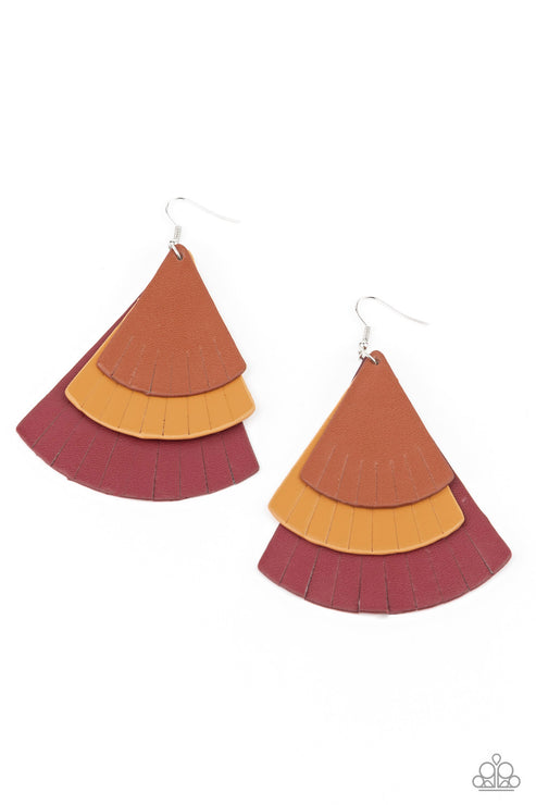 Paparazzi Huge Fanatic - Multi Earrings