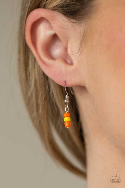 Paparazzi Summery Sensations - Orange Necklace