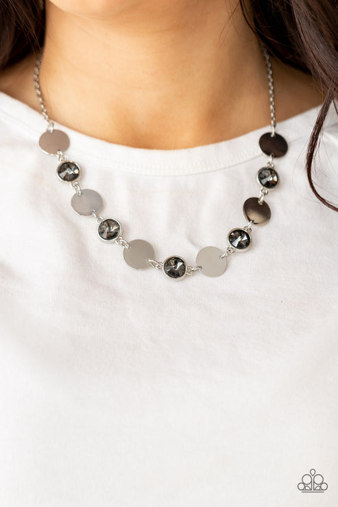 Paparazzi Refined Reflections - Silver Necklace