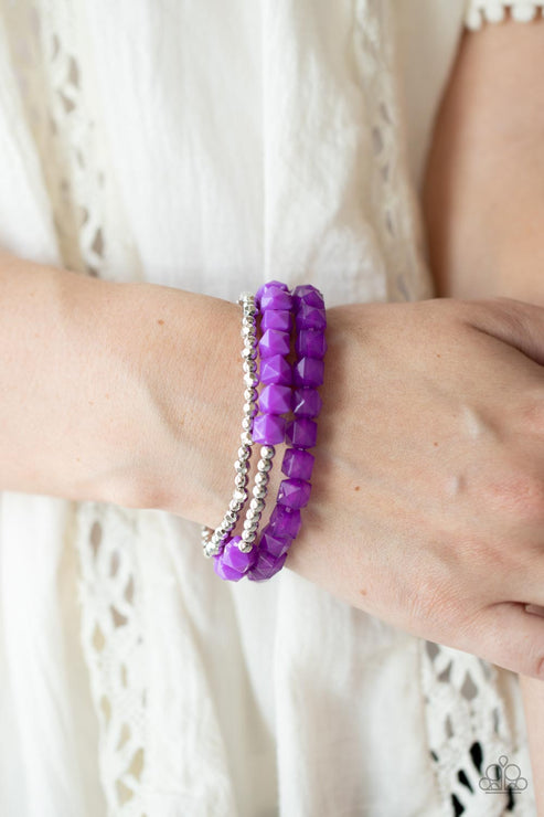 Paparazzi Vacay Vagabond - Purple Bracelet