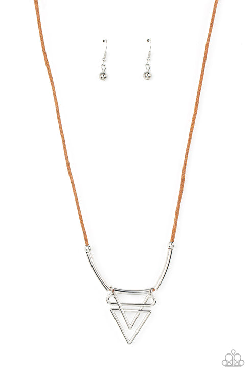 Paparazzi  Tulum Totem - Brown  Necklace