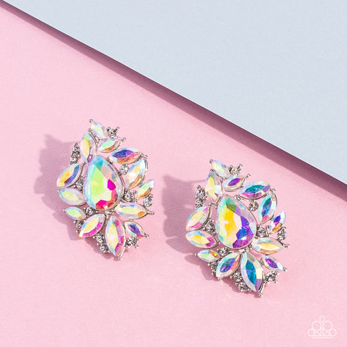 Paparazzi  We All Scream for Ice QUEEN - Multi  Post Earrings
