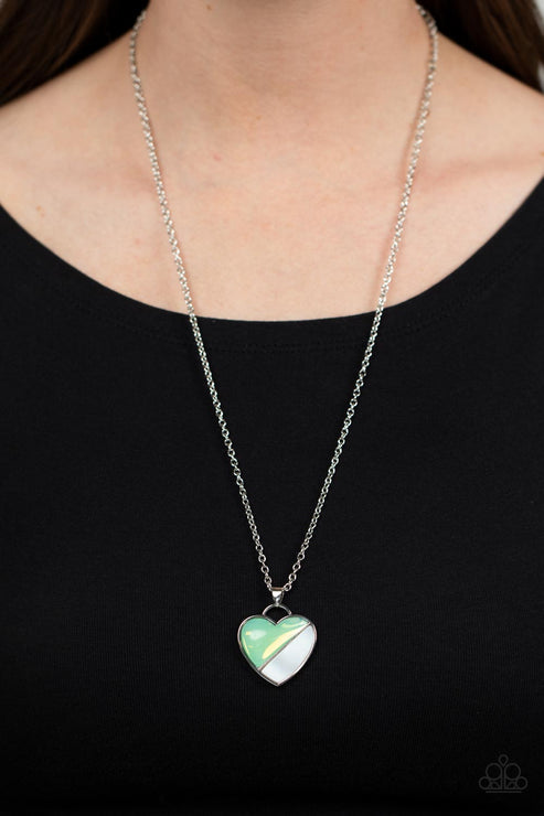 Paparazzi Nautical Romance - Green Necklace