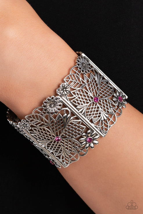 Paparazzi Garden City - Pink Bracelet