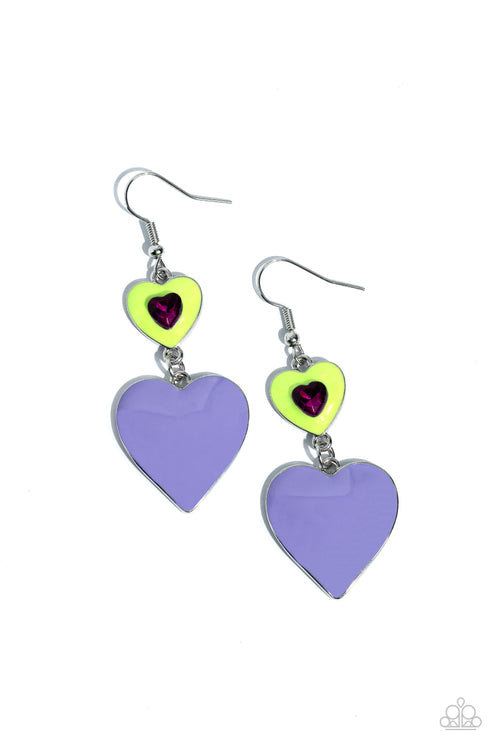 Paparazzi Flirting with Fashion - Green Earrings