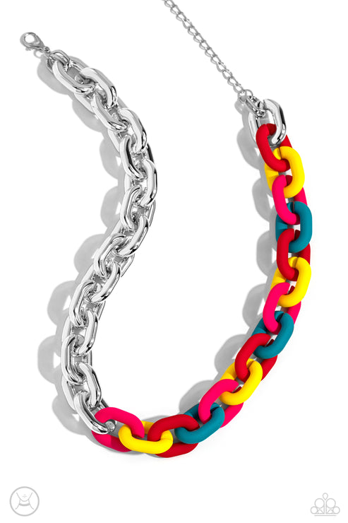 Paparazzi  Contrasting Couture - Red  Necklace