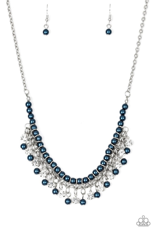 PAPARAZZI "A TOUCH OF CLASSY" BLUE NECKLACE