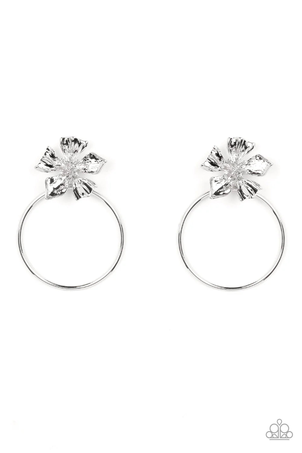 Paparazzi Buttercup Bliss - Silver Post Earrings