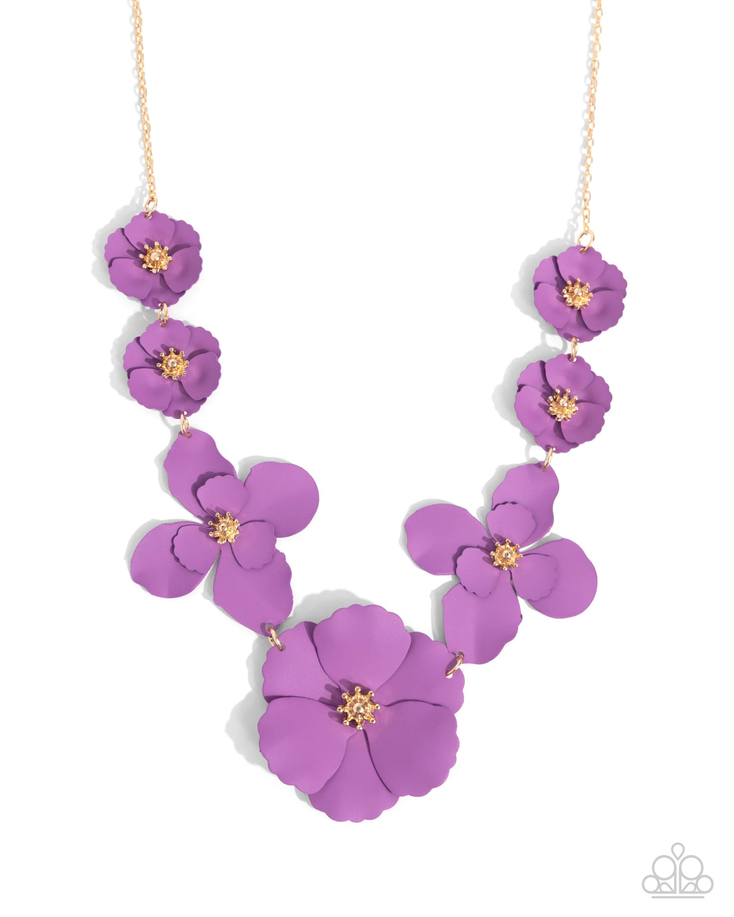 Paparazzi Arranged Aria - Purple Necklace