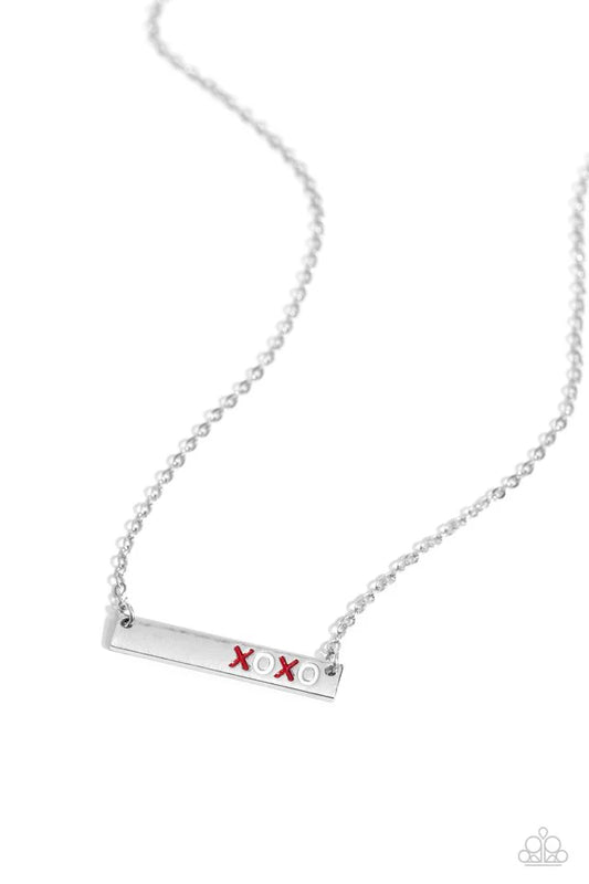 Paparazzi Necklace ~ XOXO Season - Red