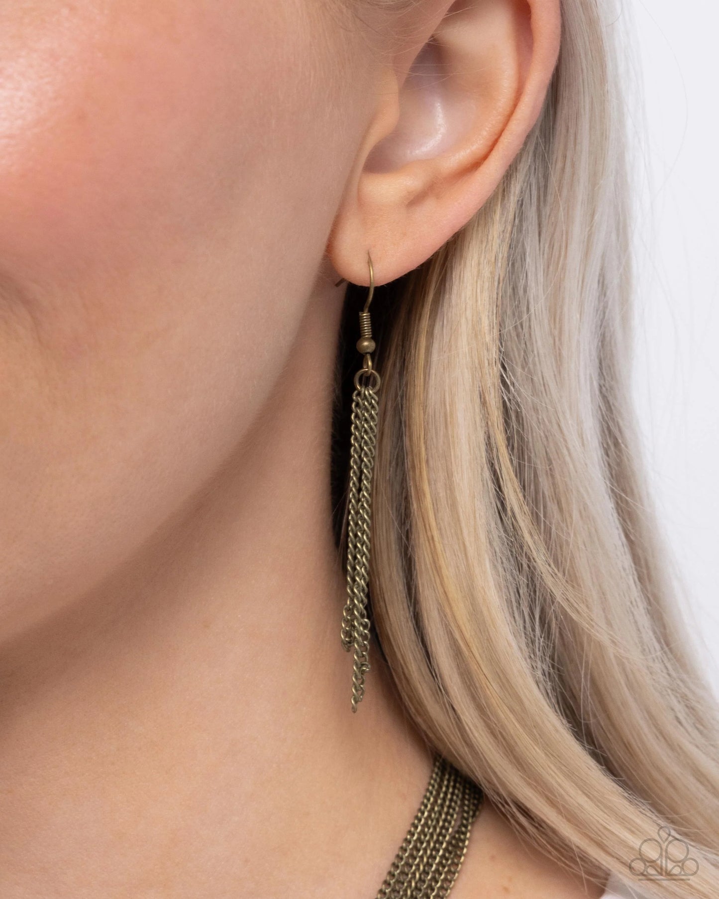 Paparazzi Eager Elegance - Brass Necklace