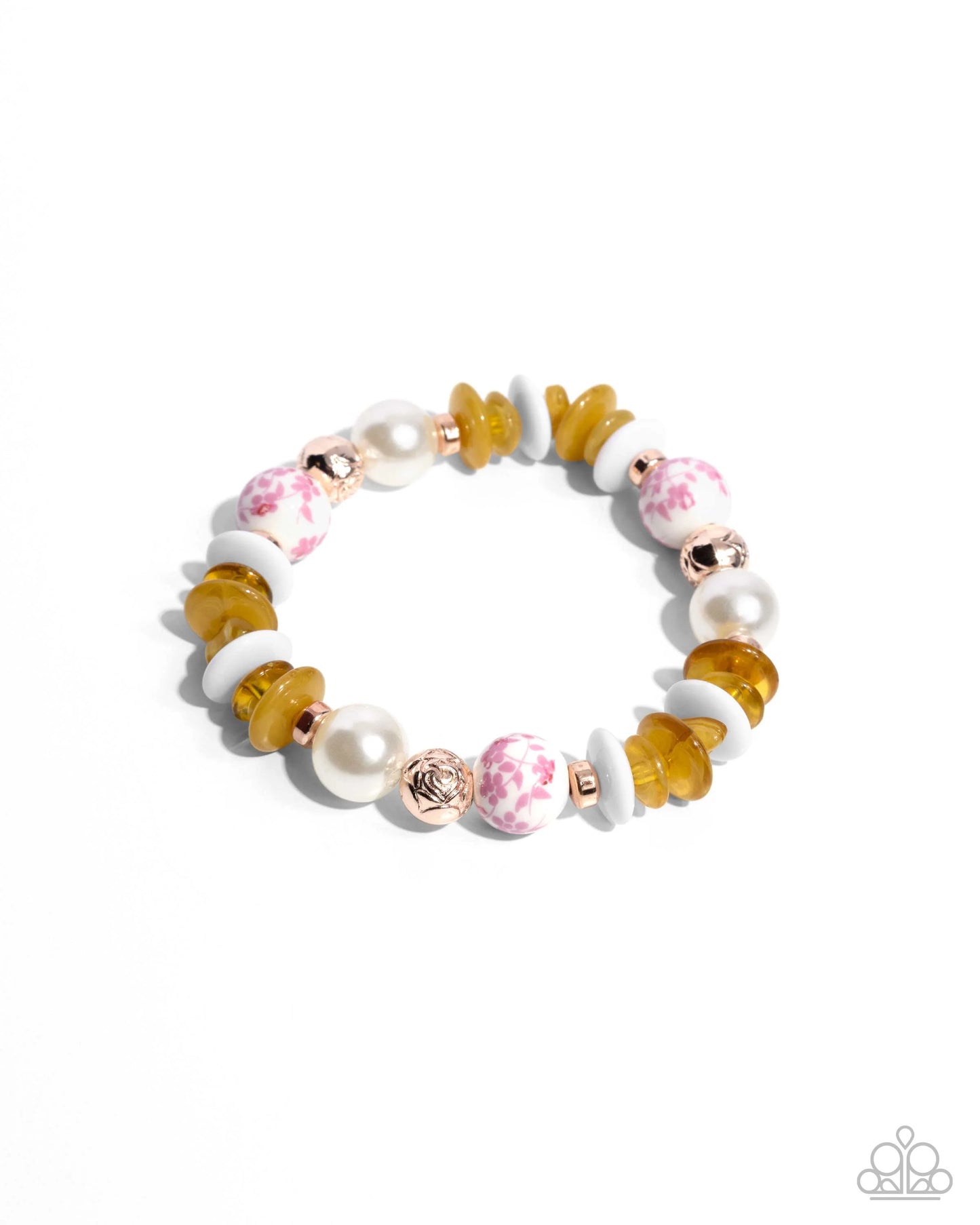 Necklace: "Porcelain Pizzazz - Pink"
Bracelet: "Porcelain Pattern - Pink”