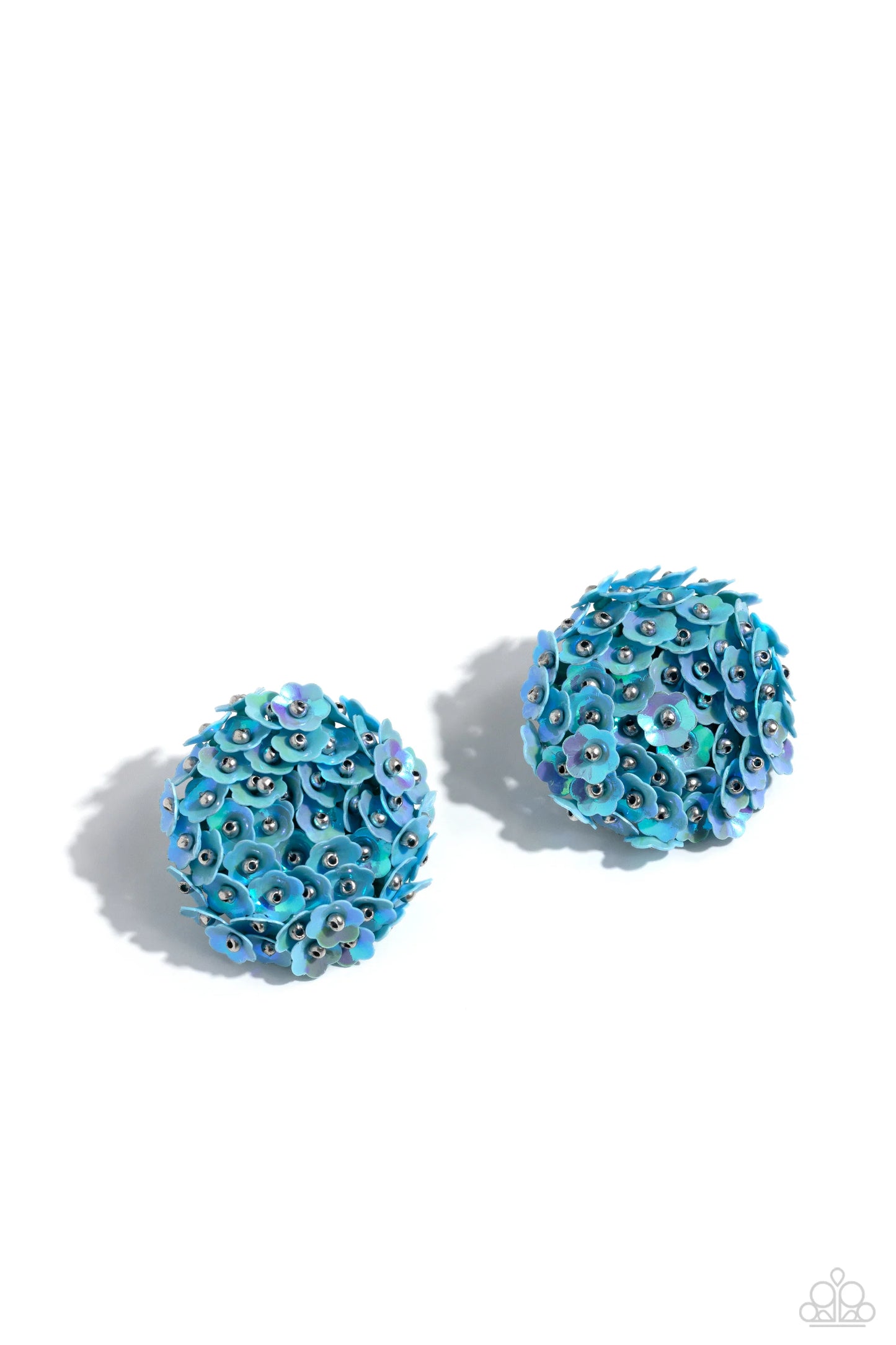Paparazzi Corsage Character - Blue Post Earrings