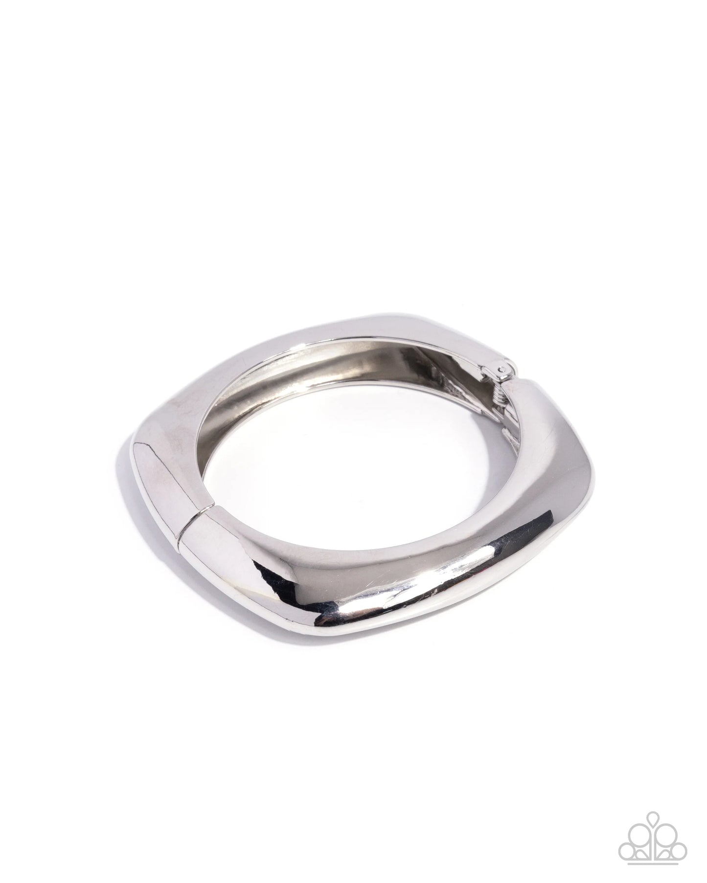Paparazzi Rounded Reflection - Silver Bracelet