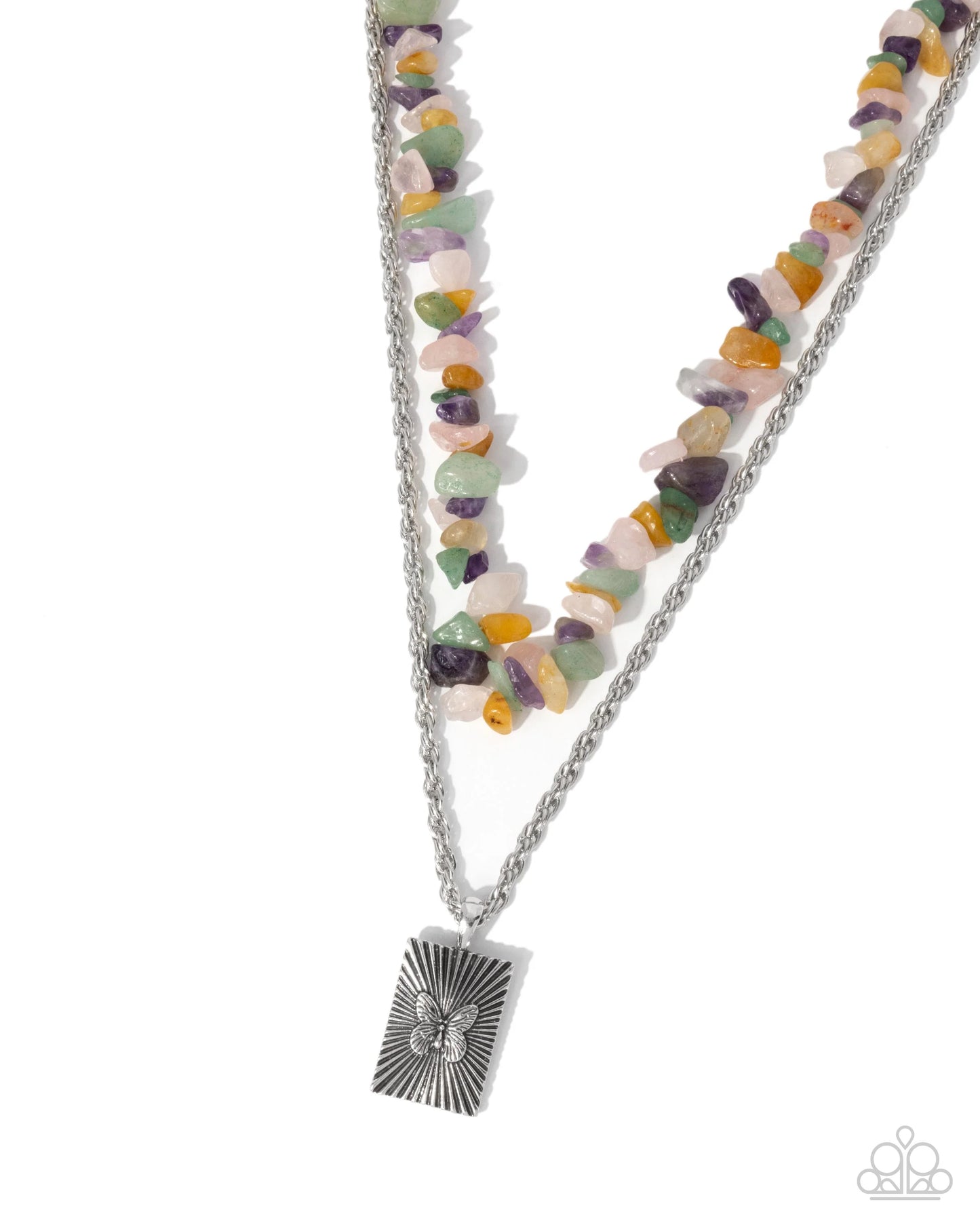 Paparazzi Transformational Tiers - Green Necklace