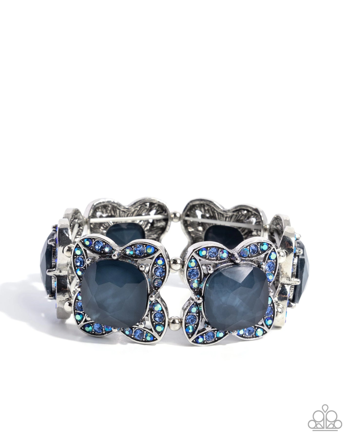 Paparazzi Bandwagon Beauty - Blue Bracelet