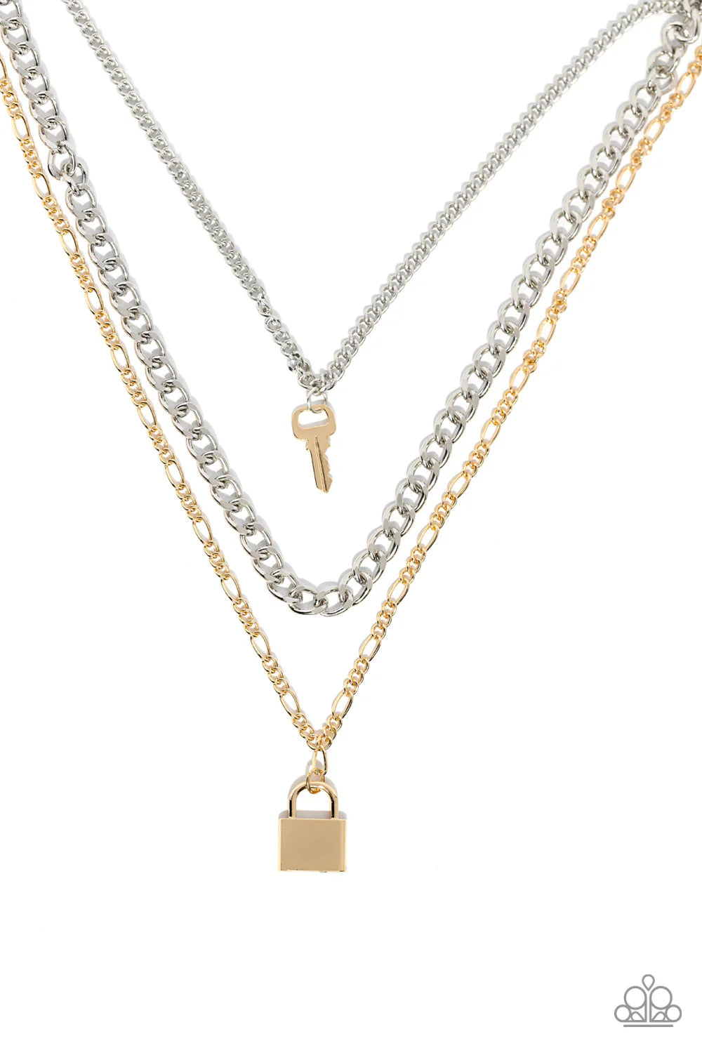 Paparazzi ♥ Low Key Layers - Multi ♥ Necklace