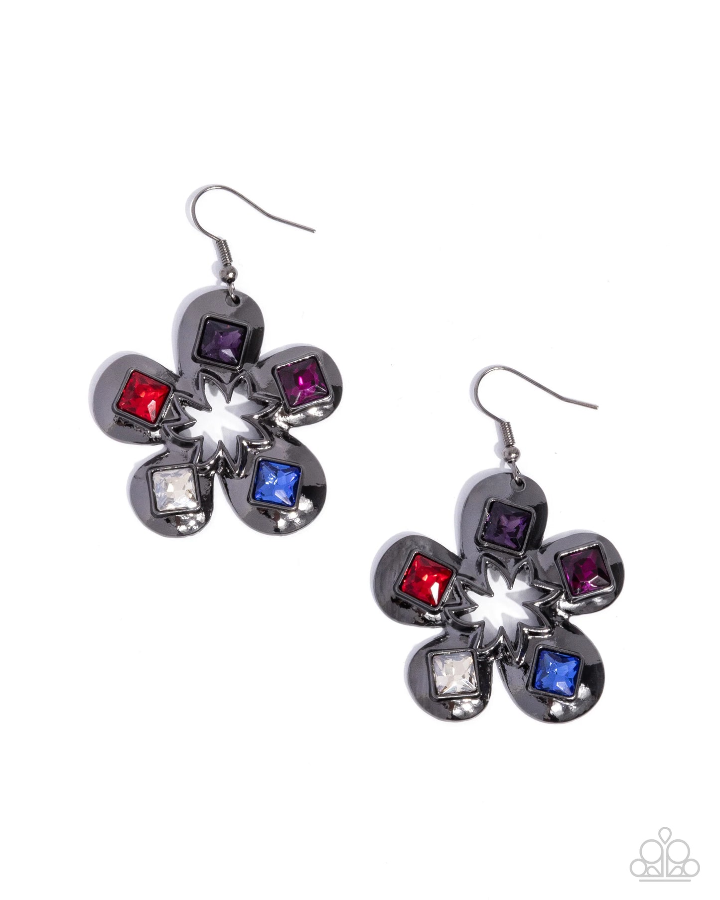 Paparazzi Circus Conservatory - Black Earrings
