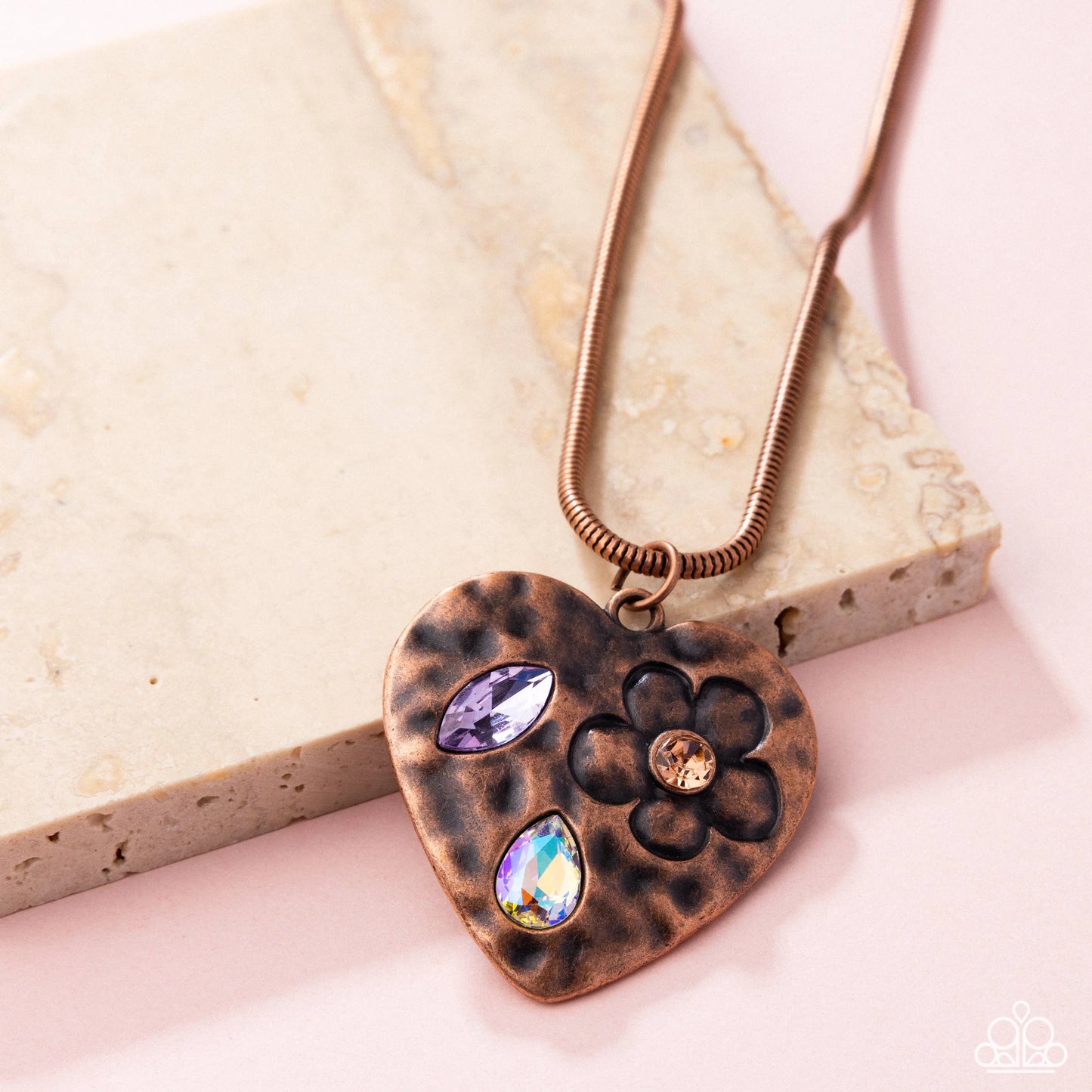 Paparazzi ♥ Outgoing Opulence - Copper ♥ Necklace