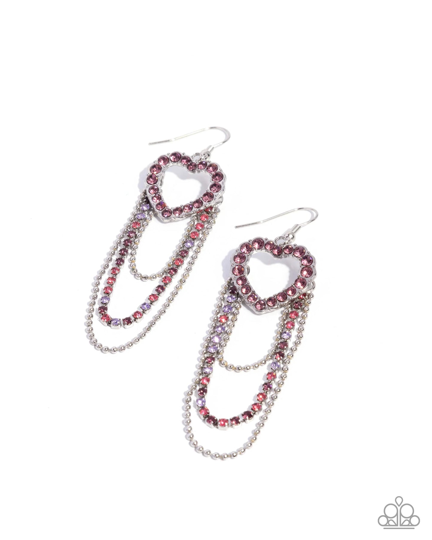 Haute Hangout - purple - Paparazzi earrings