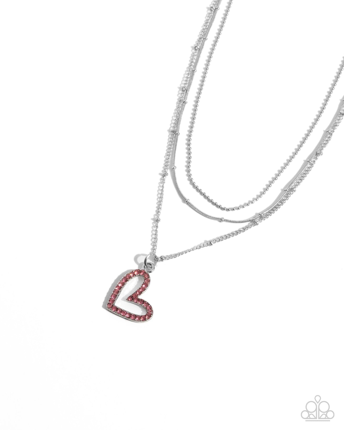 Paparazzi Valentines Day Decadence - Pink Necklace