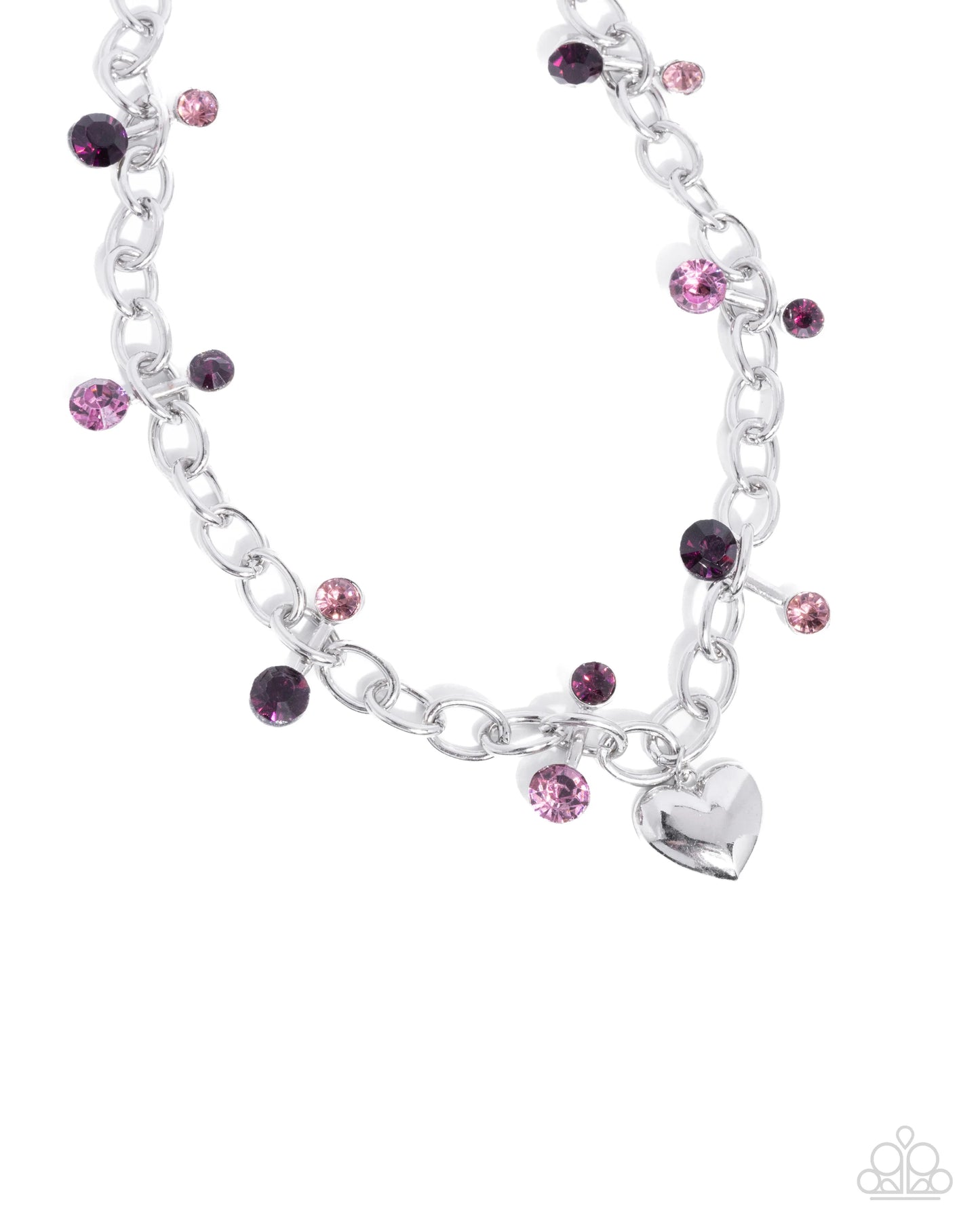 Necklace: "Seesaw Statement - Purple" Bracelet: "Seesaw Shimmer - Purple
