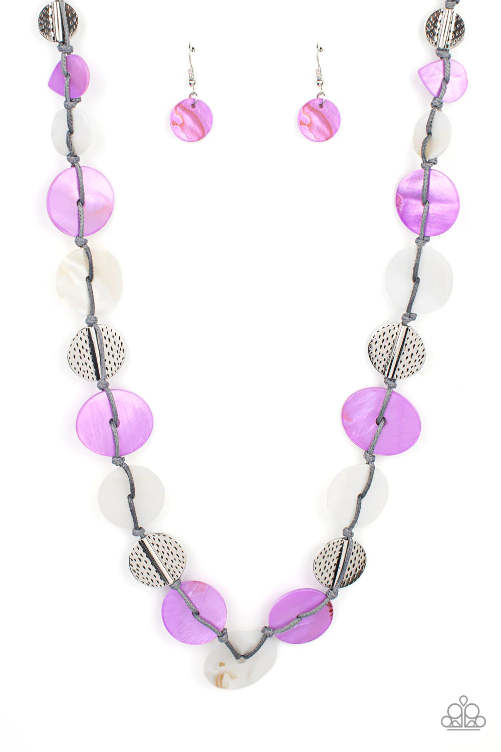 PAPARAZZI "SEASHORE SPA" PURPLE NECKLACE