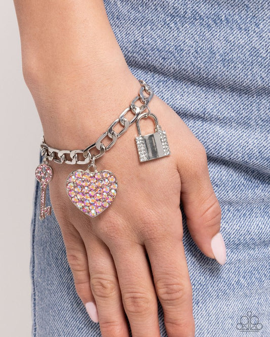 Paparazzi Bracelet ~ Fortified Fashion - Pink