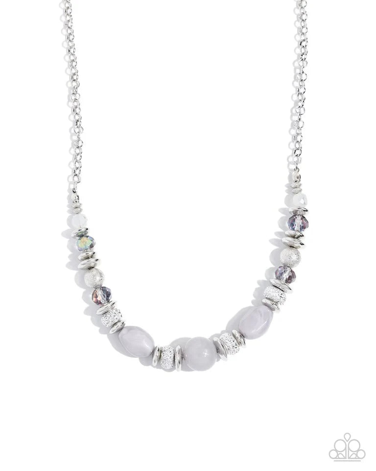 Paparazzi Necklace ~ Refined Redux - Silver